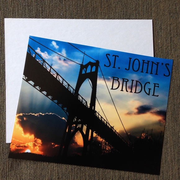 🔴Bundle 4 Postcards Picture Art St. John’s Bridge - Picture 2 of 5
